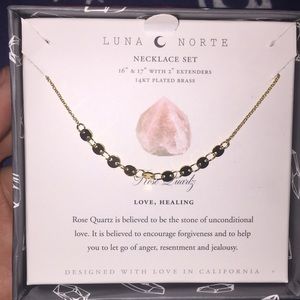Luna Norte Rose Gold necklace.